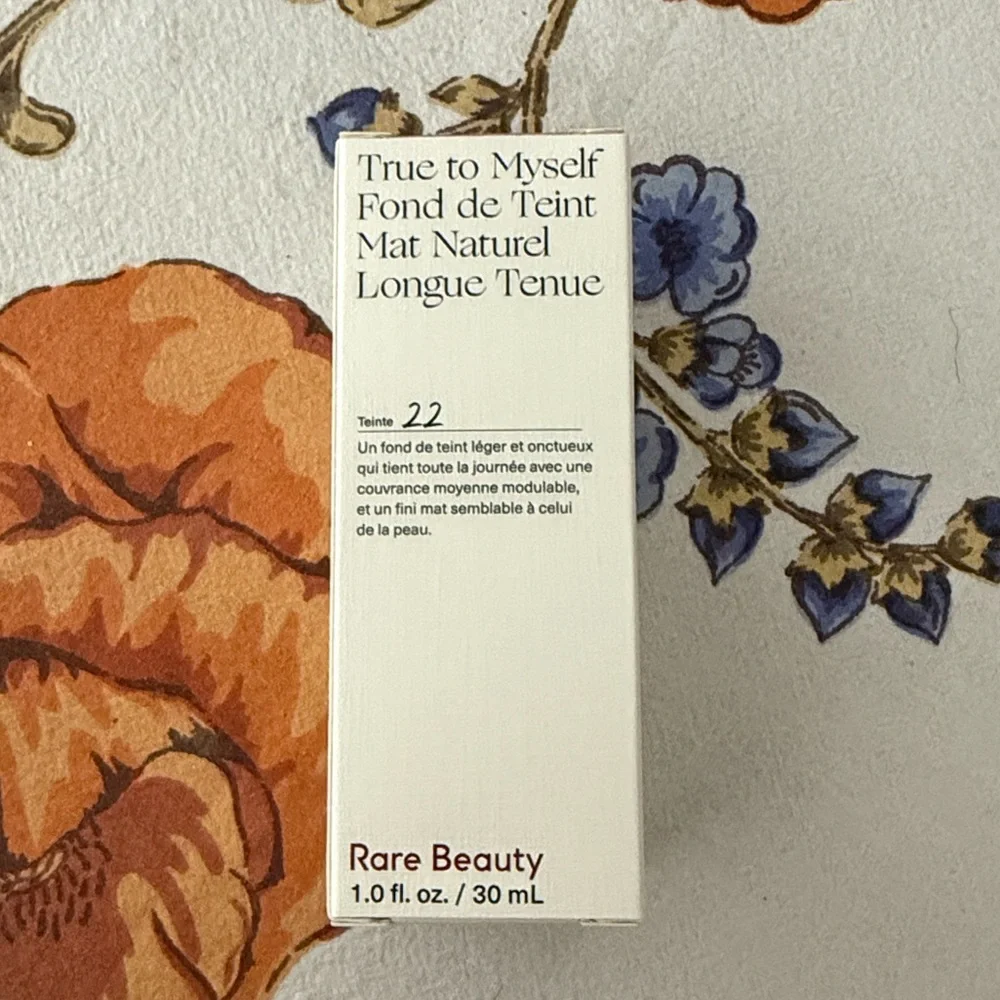 NIB Rare Beauty True to Myself Natural Matte Longwear Foundation 22